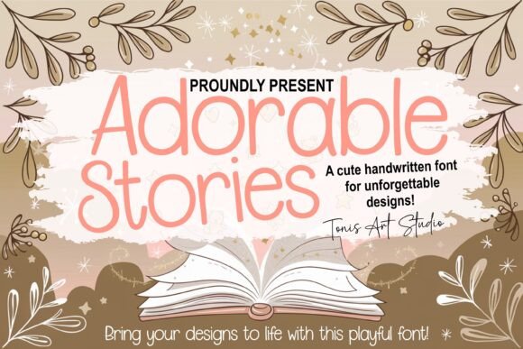 Adorable Stories Font for Creative Brands