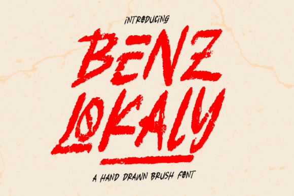 Benz Lokaly Font for Creative Design