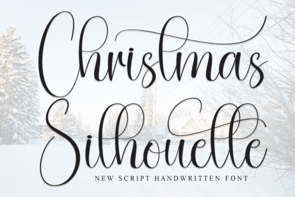 Christmas Silhouette Font Review