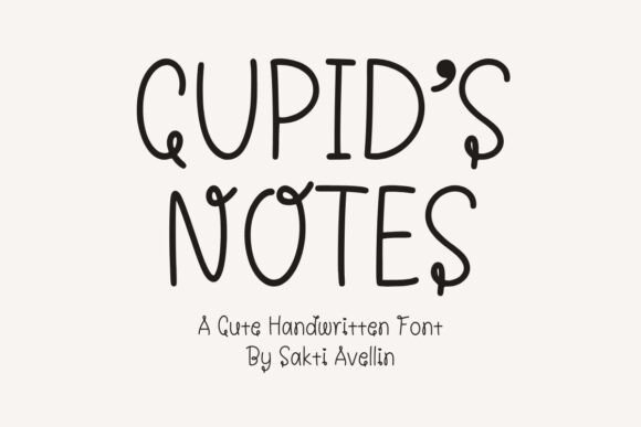 Cupid s Notes Font