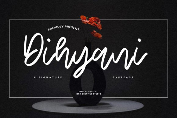 Dihyani Font: Elegant Script for Handmade Creations