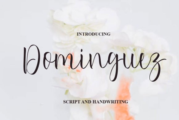 Dominguez Font: Elegant Script for Editorial Design
