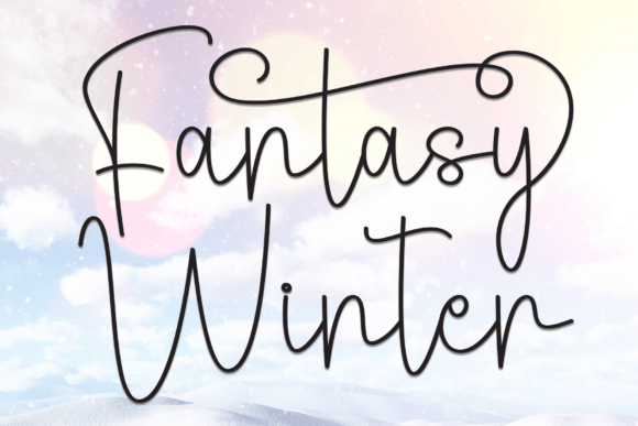 Fantasy Winter Font for Elegant Branding