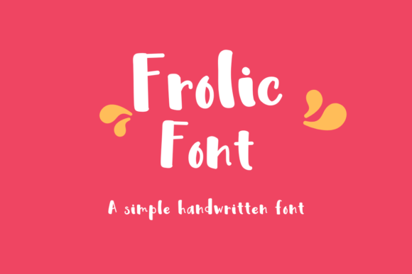 Frolic Font: Handwritten Elegance for Digital Campaigns