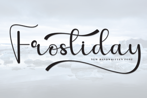 Frostiday Font: Handwritten Elegance for Campaigns