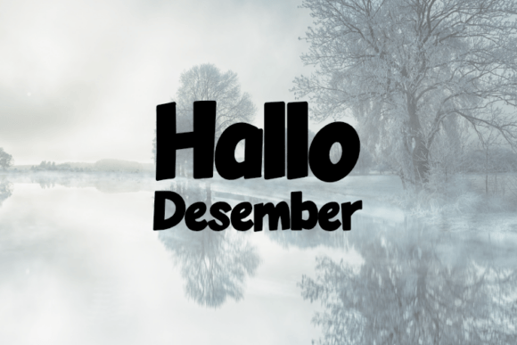 Hallo Desember Font for Elegant Design