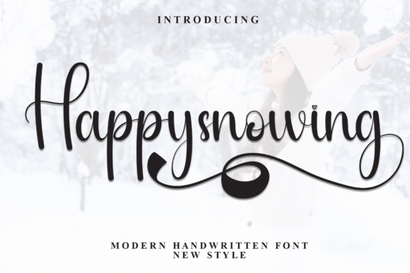 Happysnowing Font: Lighthearted Charm in Every Stroke