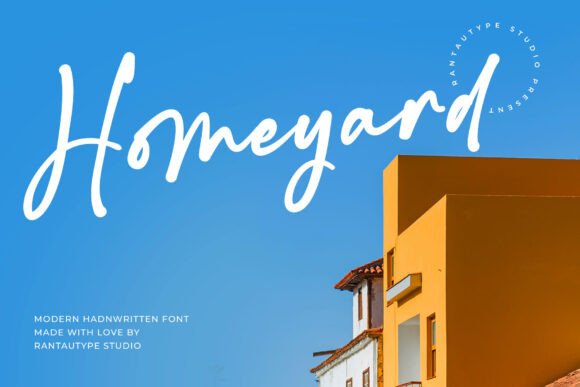 Homeyard Font for Business Branding