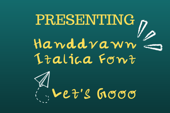 Italica: A Funky Handwritten Font