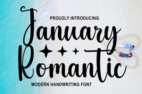 January Romantic Font for Creative Campaigns