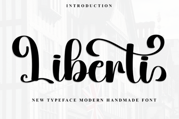 Liberti Font: Bold Handwritten Style