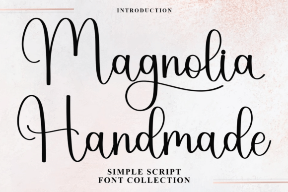 Magnolia Handmade Font for Creative Projects