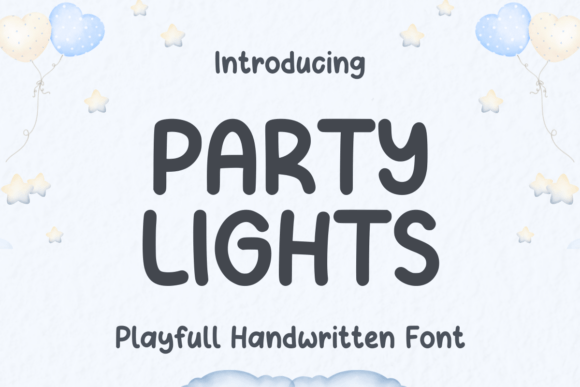 Party Lights Font for Creative Campaigns