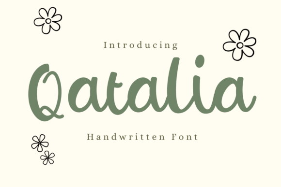 Qatalia: A Handwritten Font for Web Design