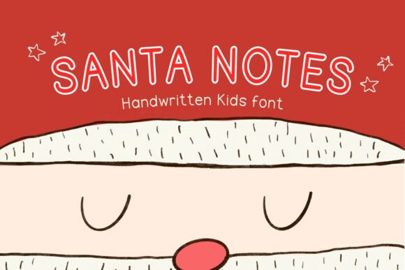 Santa Notes Font for Business Branding
