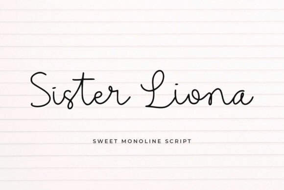 Sister Liona: A Timeless Handwritten Font