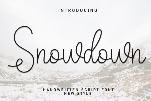 Snowdown Font for Web Design