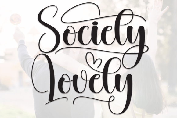 Society Lovely Font for Creative Projects