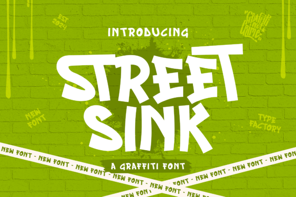 Street Sink Font for Bold Branding