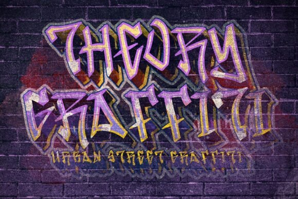 Theory Graffiti: A Bold Font for Creative Campaigns