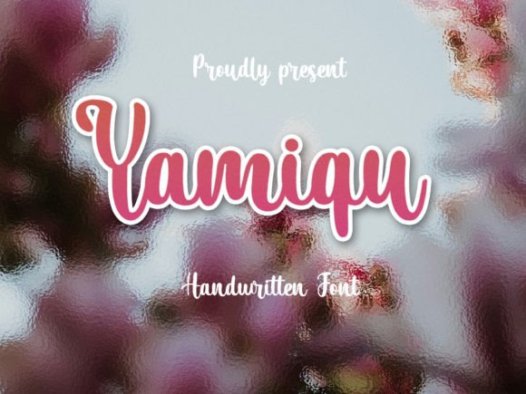 Yamiqu Font: Handwritten Elegance for Digital Design